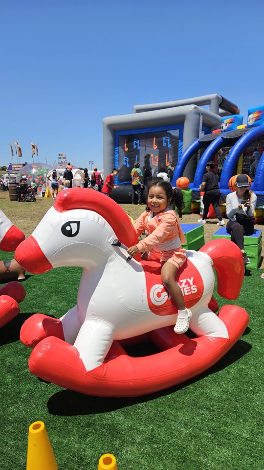 Kids having fun at a real Crazy Games birthday party in Palm Beach County