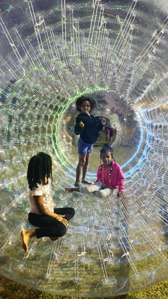 Kids having fun at a real Crazy Games birthday party in Palm Beach County