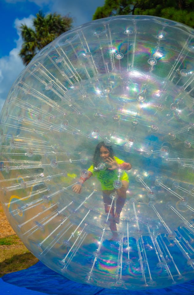 Kids having fun at a real Crazy Games birthday party in Palm Beach County