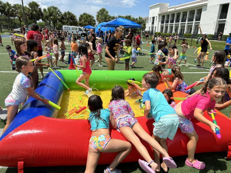 Guests enjoying a real Crazy Games event in Palm Beach County
