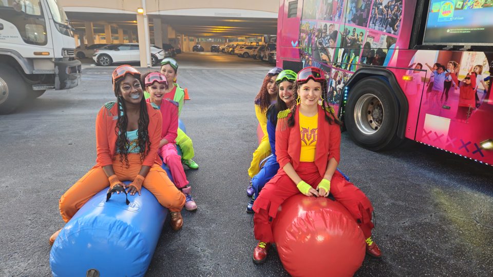 Guests enjoying a real Crazy Games event in Palm Beach County