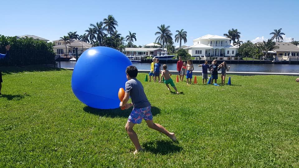 Guests enjoying a real Crazy Games event in Palm Beach County