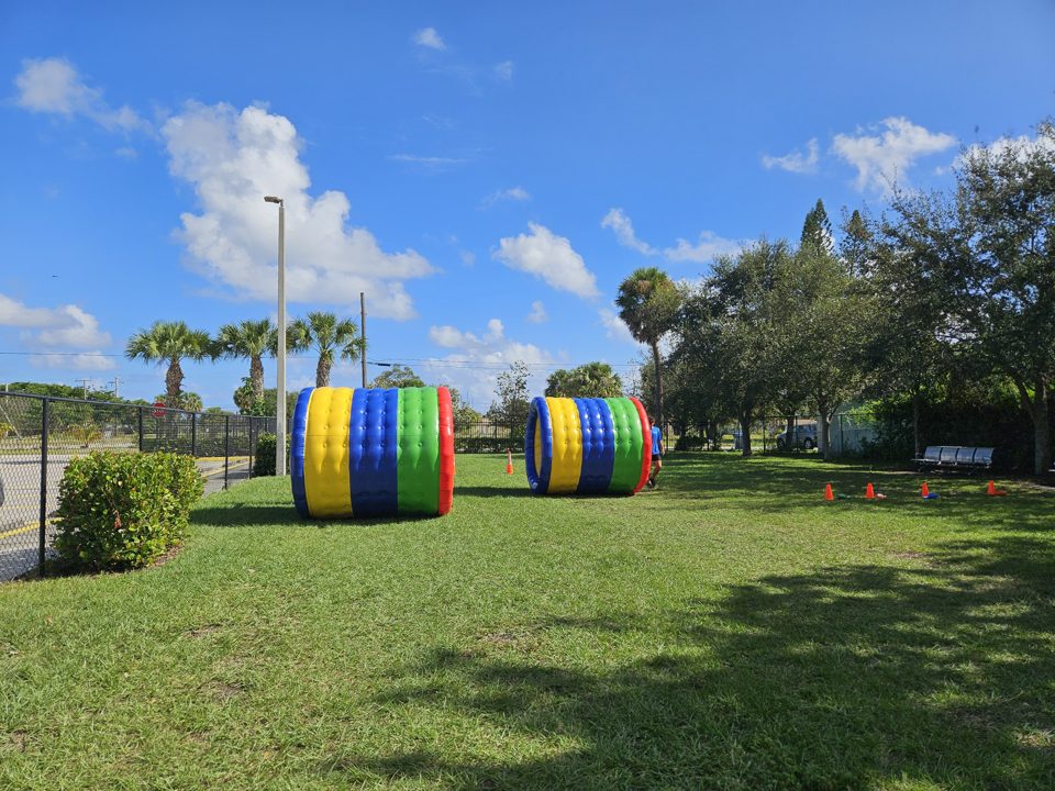 Guests enjoying a real Crazy Games event in Palm Beach County