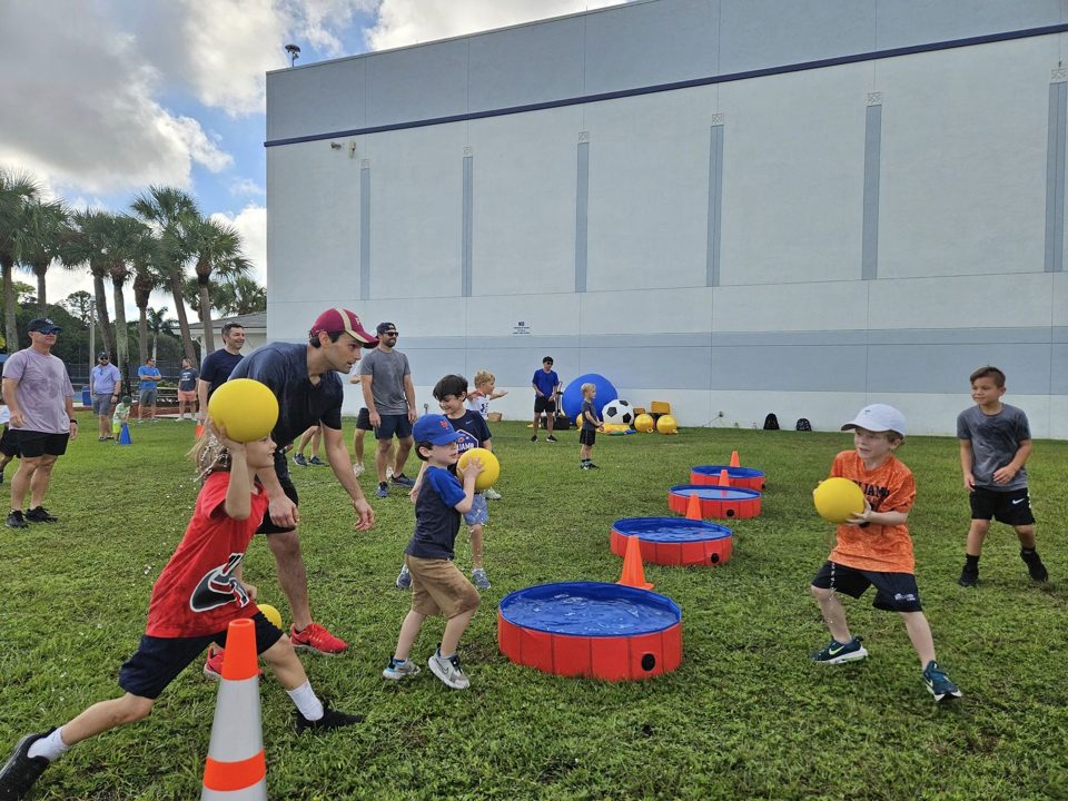 Guests enjoying a real Crazy Games event in Palm Beach County