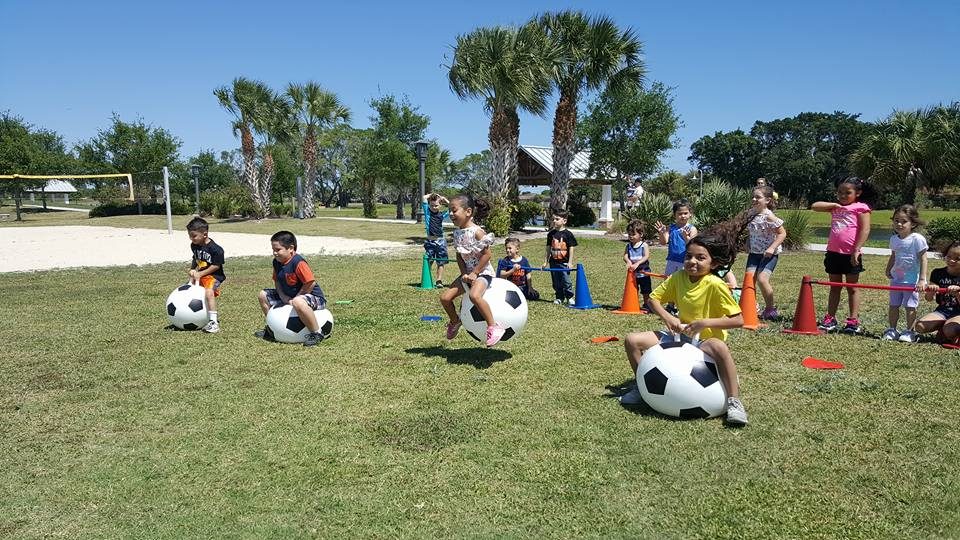 Guests enjoying a real Crazy Games event in Palm Beach County