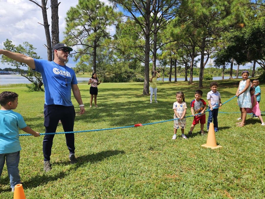 Tug-of-War at a Crazy Games FL event