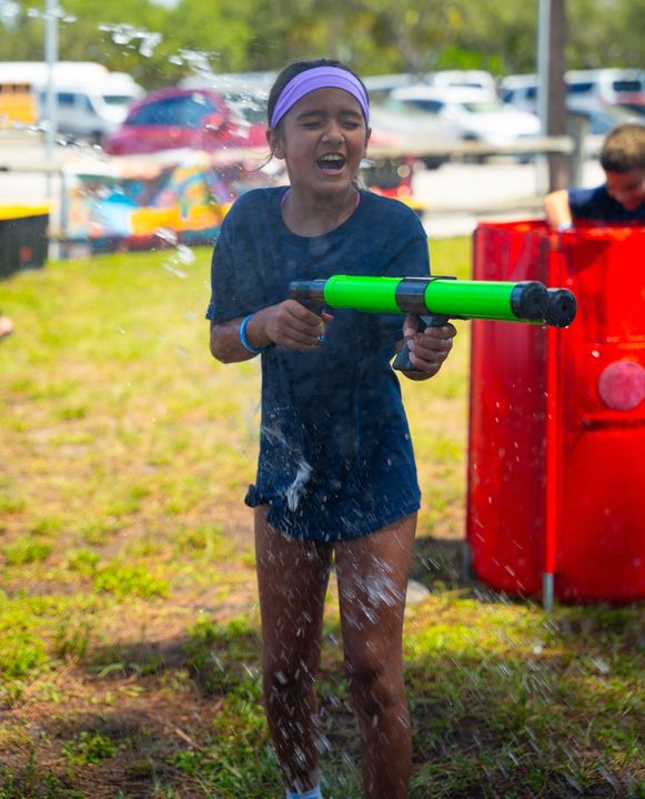 Water Tag at Summer Fest at a Crazy Games event