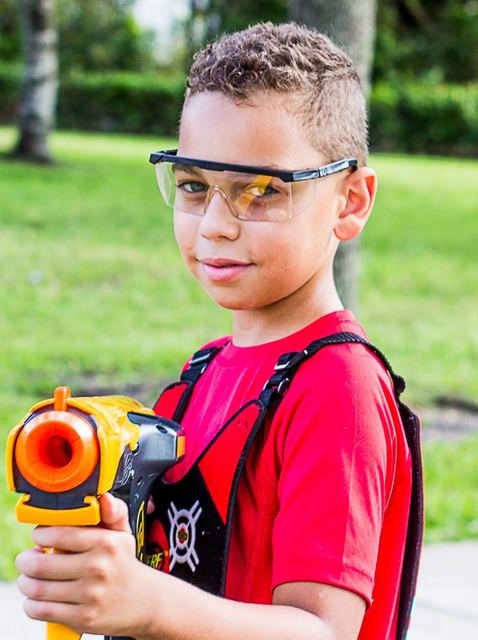 Nerf Wars at a Crazy Games event