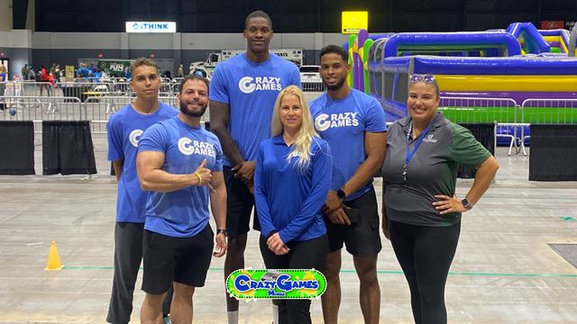 CG staff team at a Crazy Games event