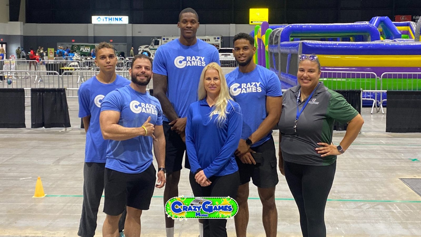 CG staff team at a Crazy Games event