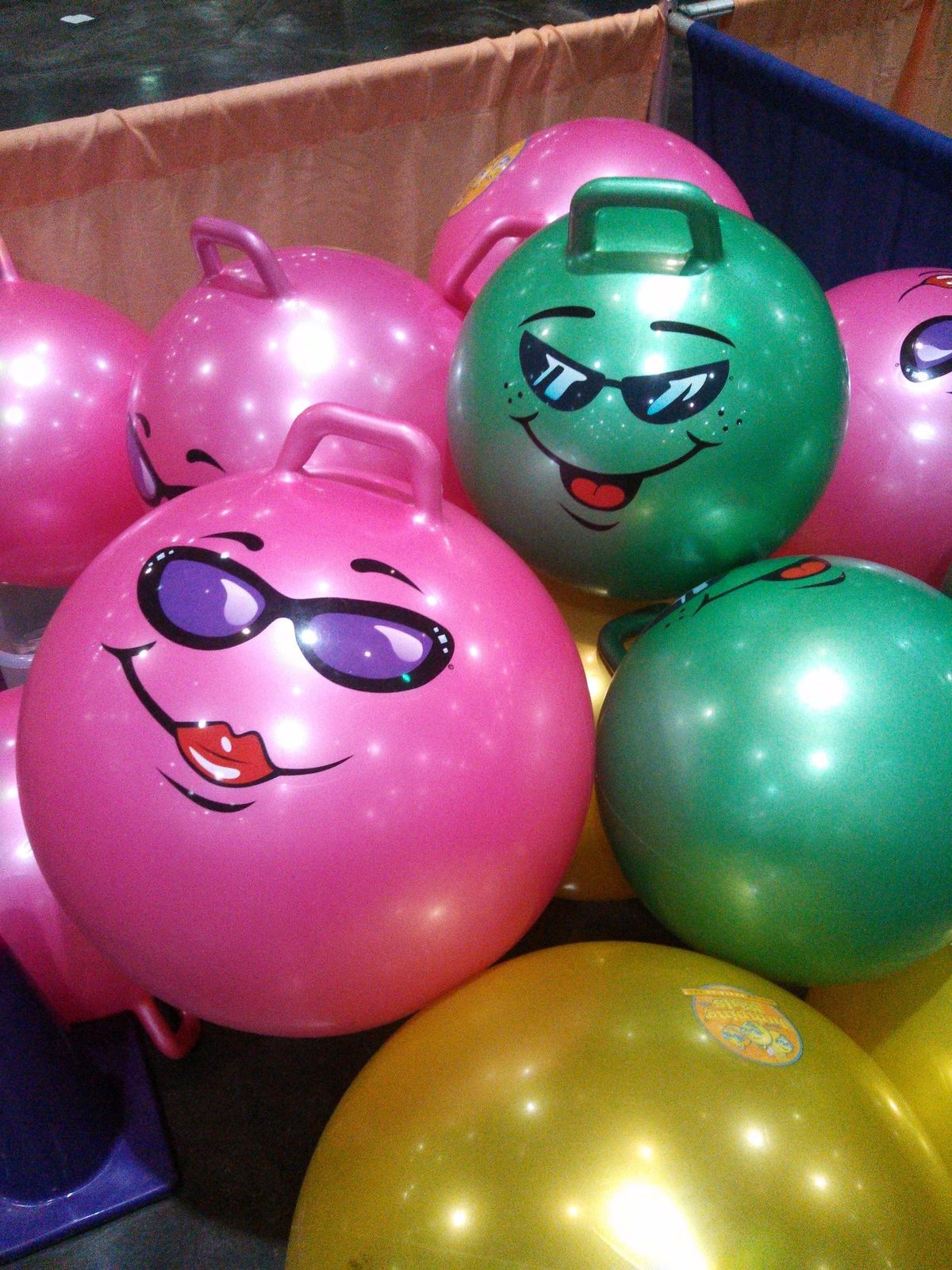 Jumbo Hop Balls at a Crazy Games event