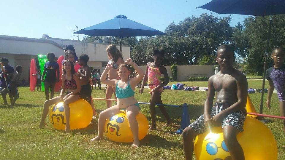 Jumbo Hop Balls at a Crazy Games event