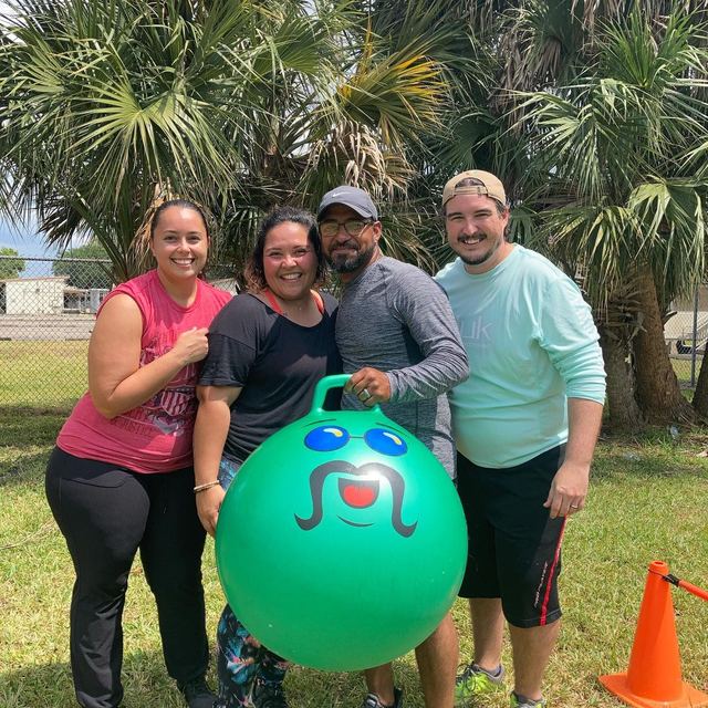 Jumbo Hop Balls at a Crazy Games event