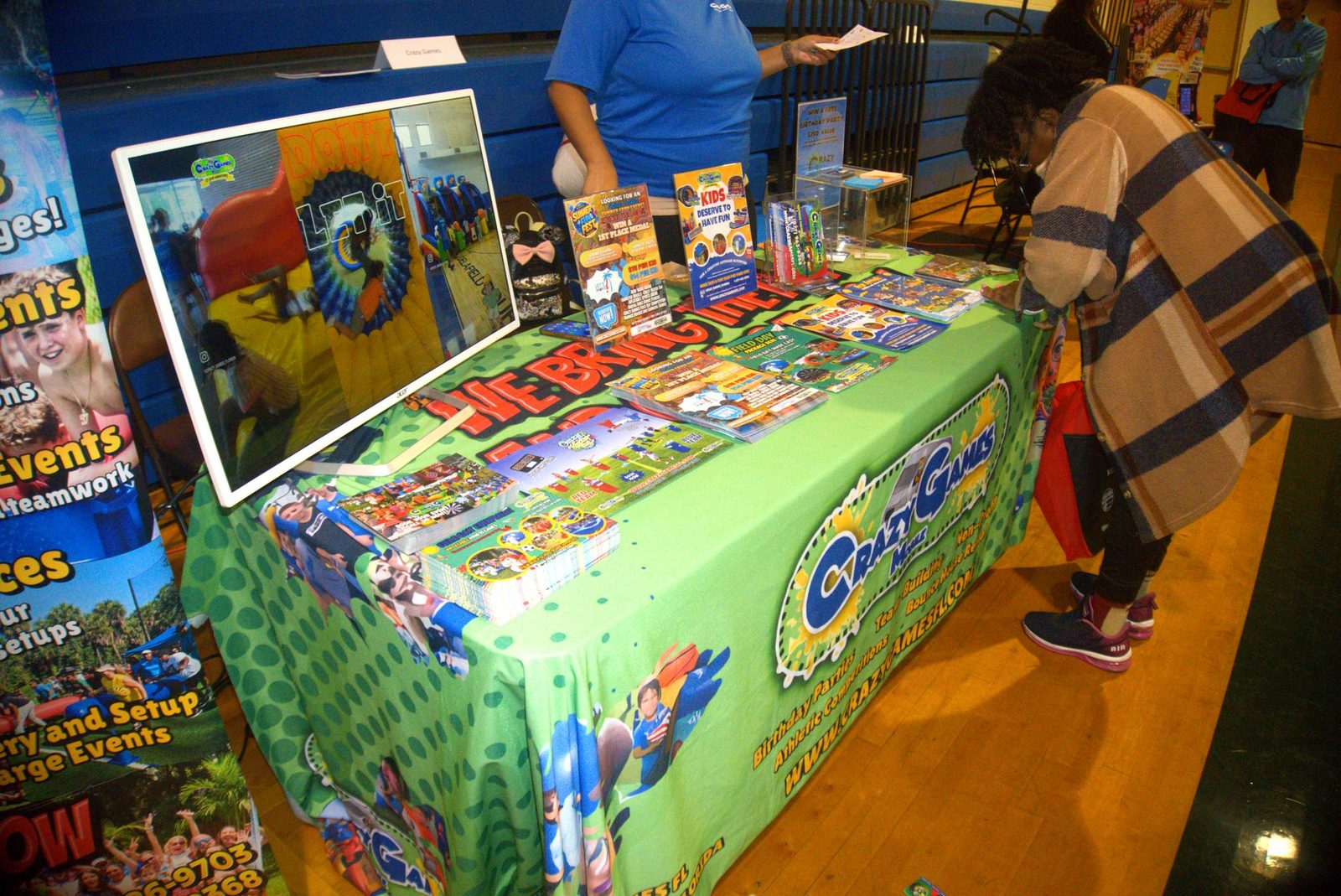 Crazy Games event at a Crazy Games event