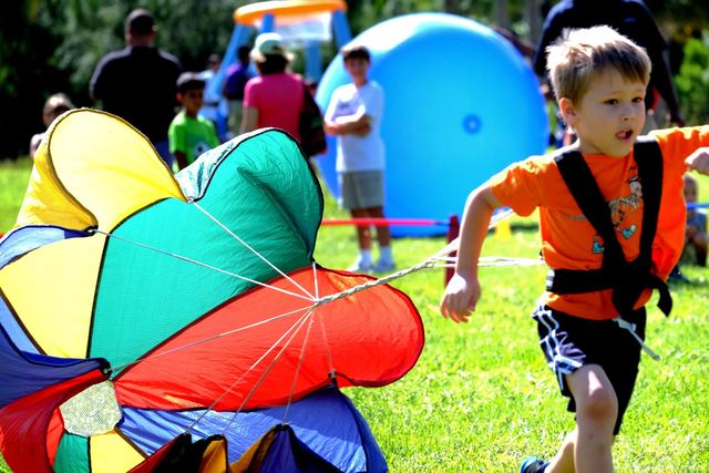 Parachute Madness at a Crazy Games event