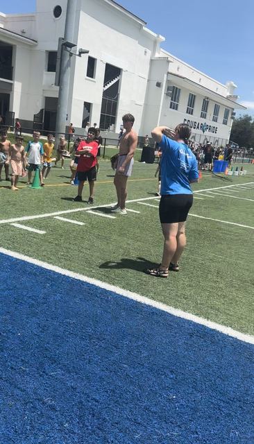 Field day at school at a Crazy Games event