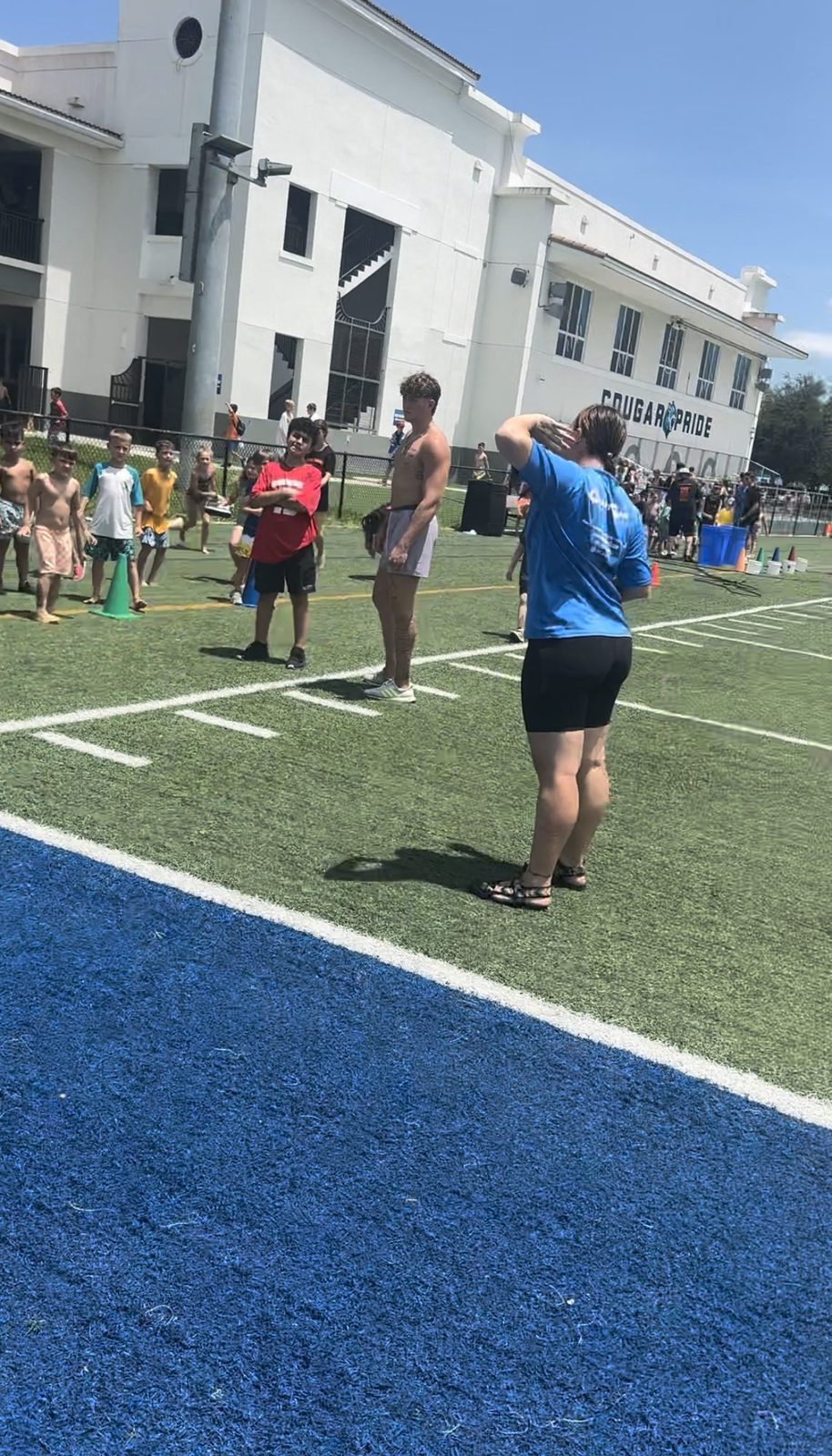 Field day at school at a Crazy Games event