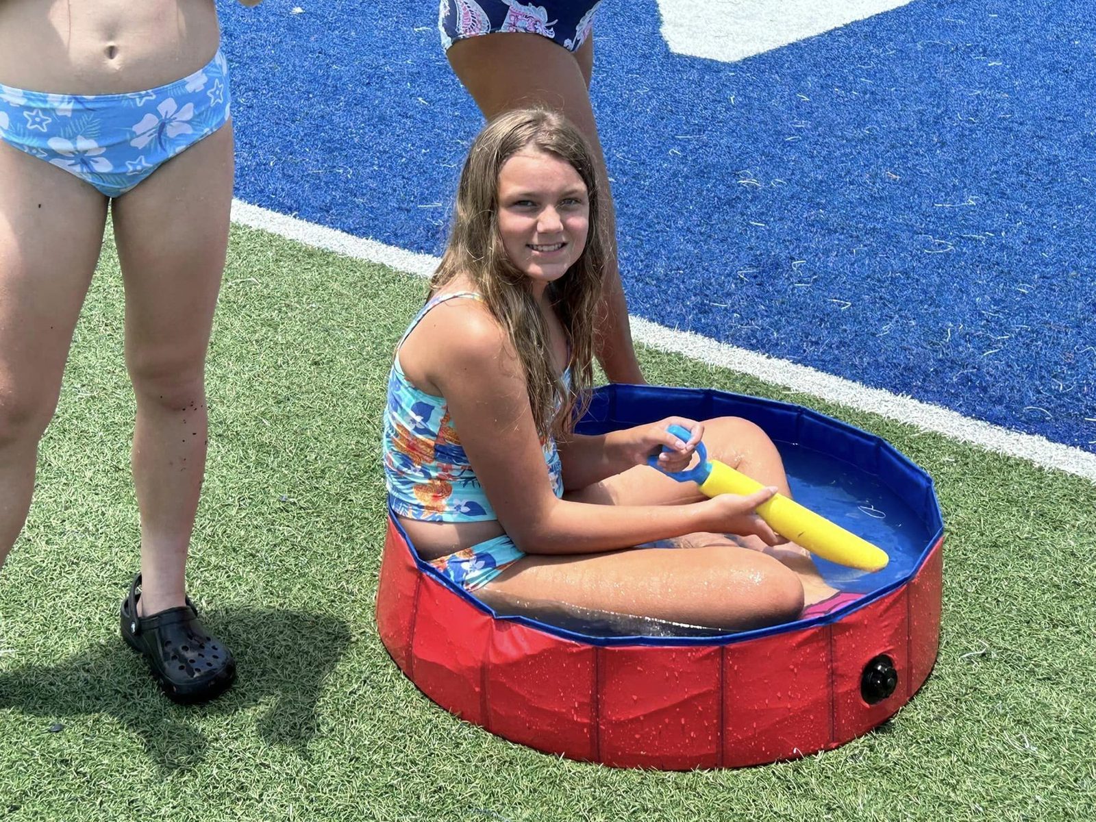 Crazy Water Tag at a Crazy Games event