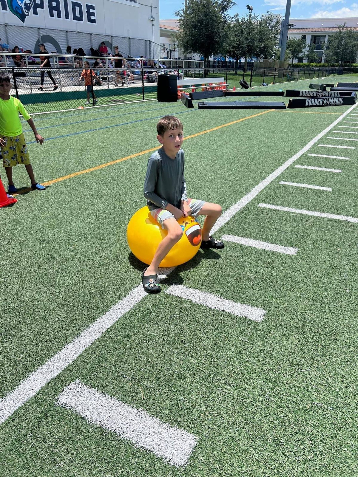 Space Hoppers at a Crazy Games event