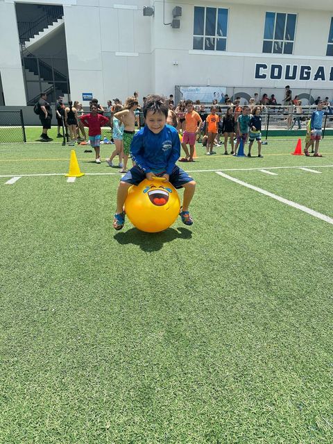 Space Hoppers at a Crazy Games event