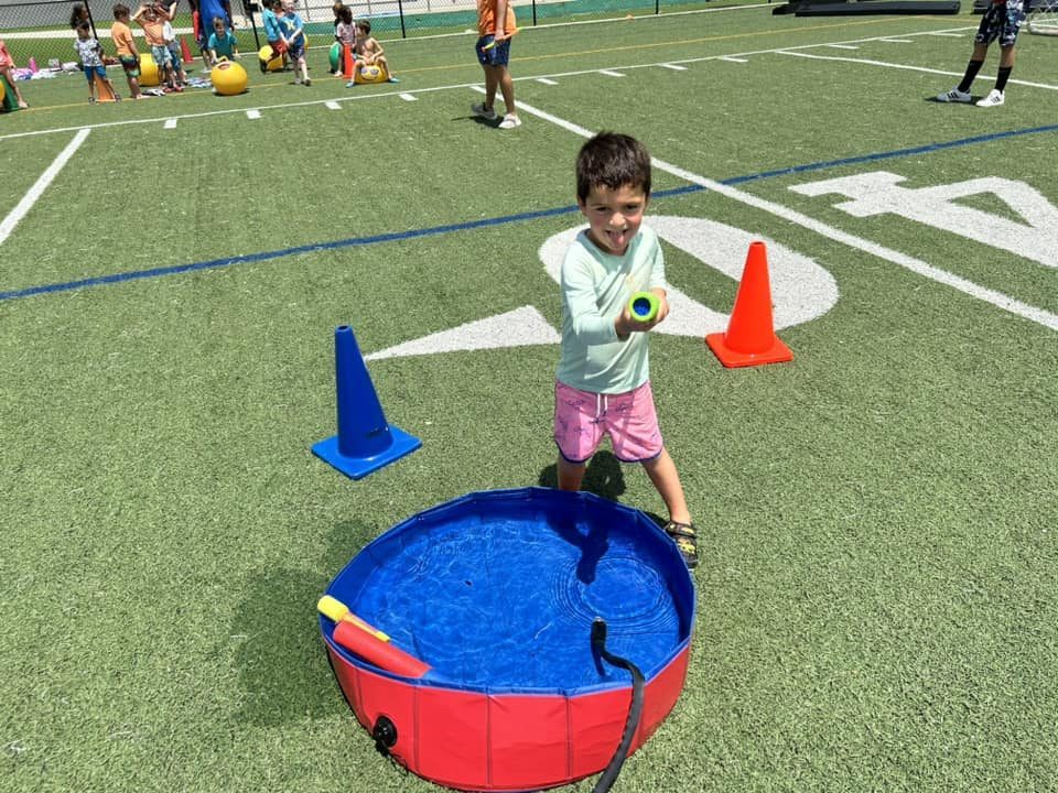 Crazy Water Tag at a Crazy Games event