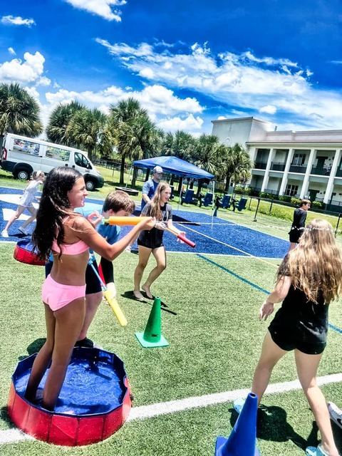 Space Hoppers at a Crazy Games event