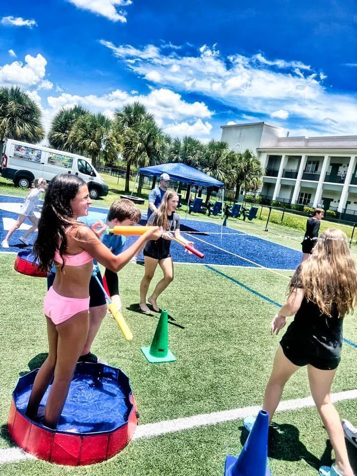 Space Hoppers at a Crazy Games event