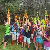 Nerf Wars at a Crazy Games event