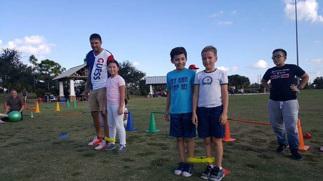Three-Legged Race at a Crazy Games event
