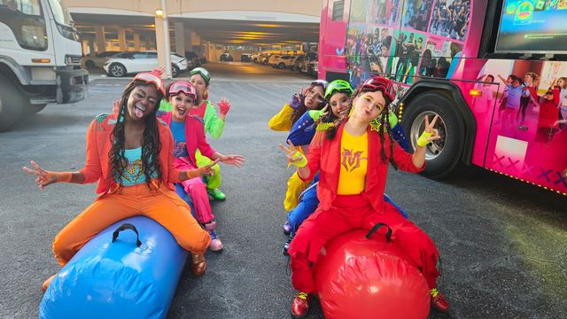 Giant Inflatable Rolling Logs at a Crazy Games event