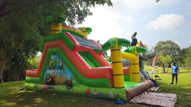 Jungle Obstacle at a Crazy Games event