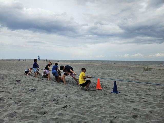 Tug-O-War at a Crazy Games event