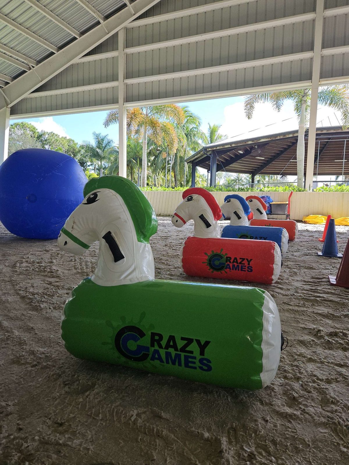 Rocking Horses at a Crazy Games event