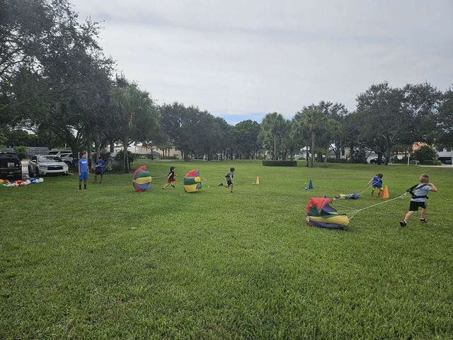 Parachute Madness at a Crazy Games event