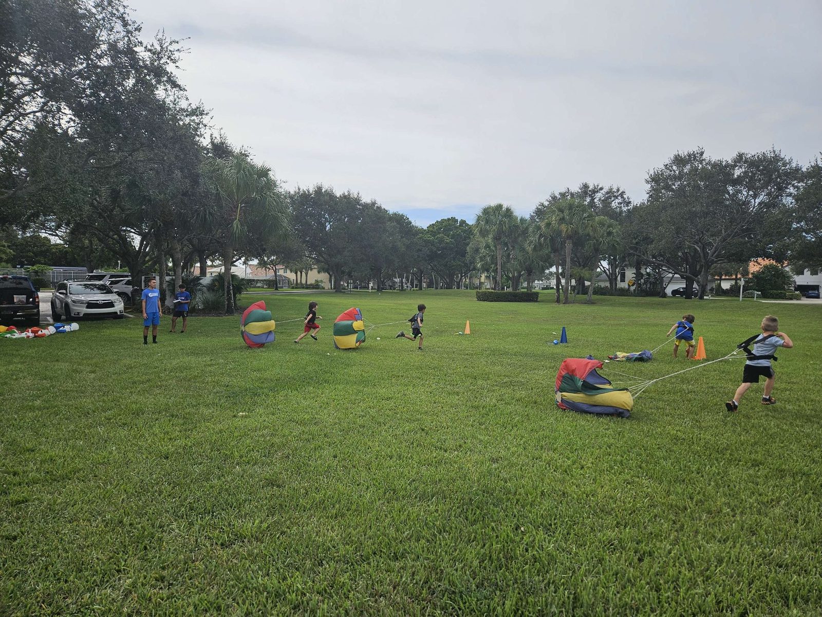 Parachute Madness at a Crazy Games event