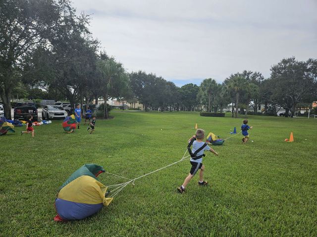Parachute Madness at a Crazy Games event