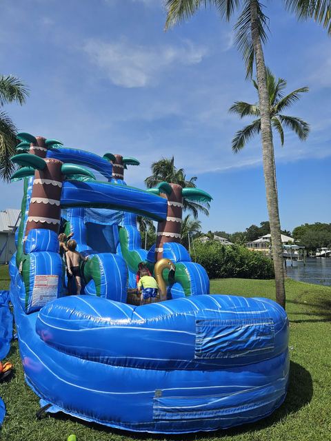 Water Slide at a Crazy Games event