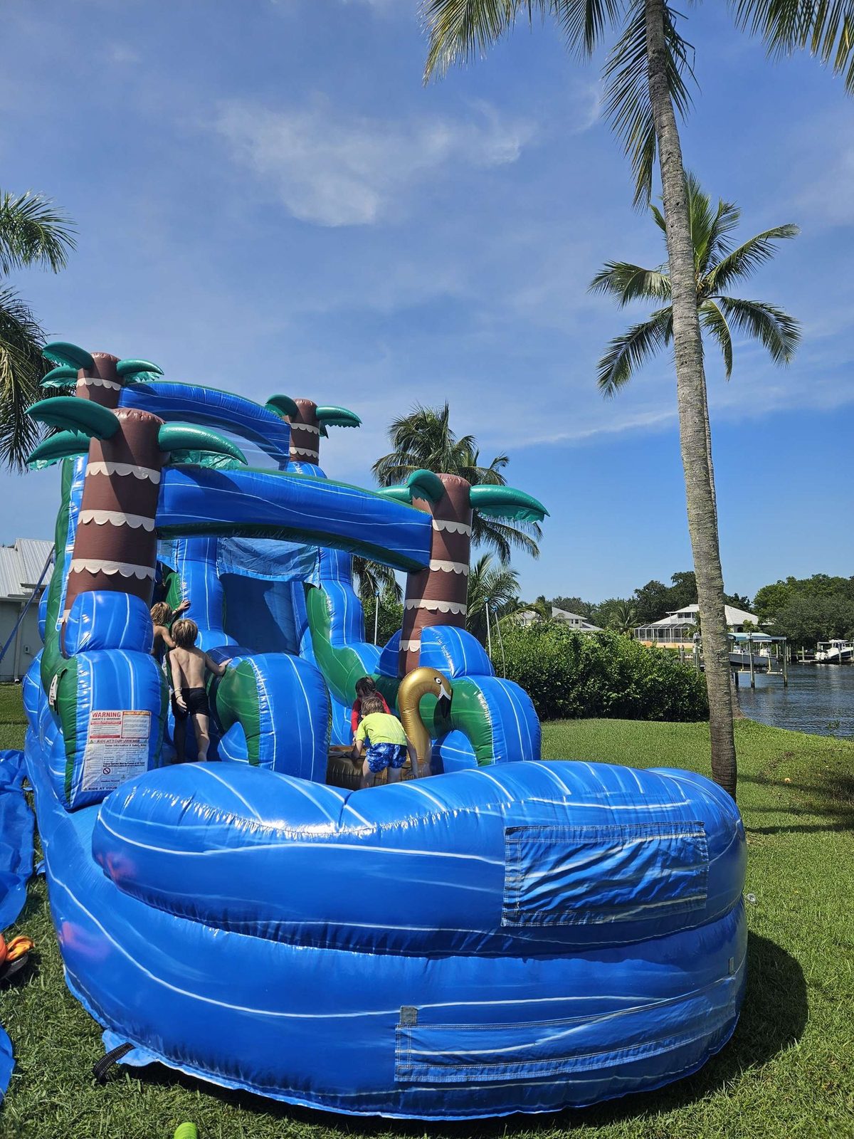 Water Slide at a Crazy Games event