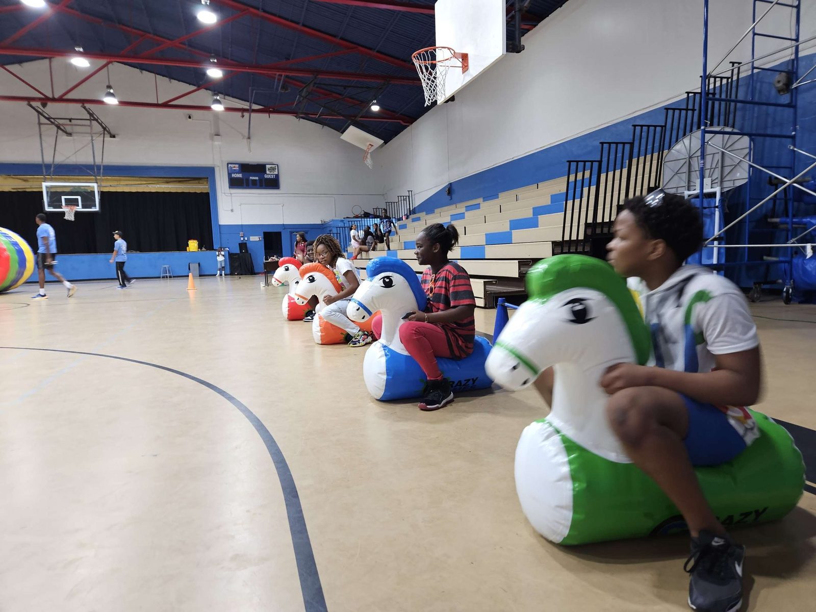 Hopper Horse Races at a Crazy Games event