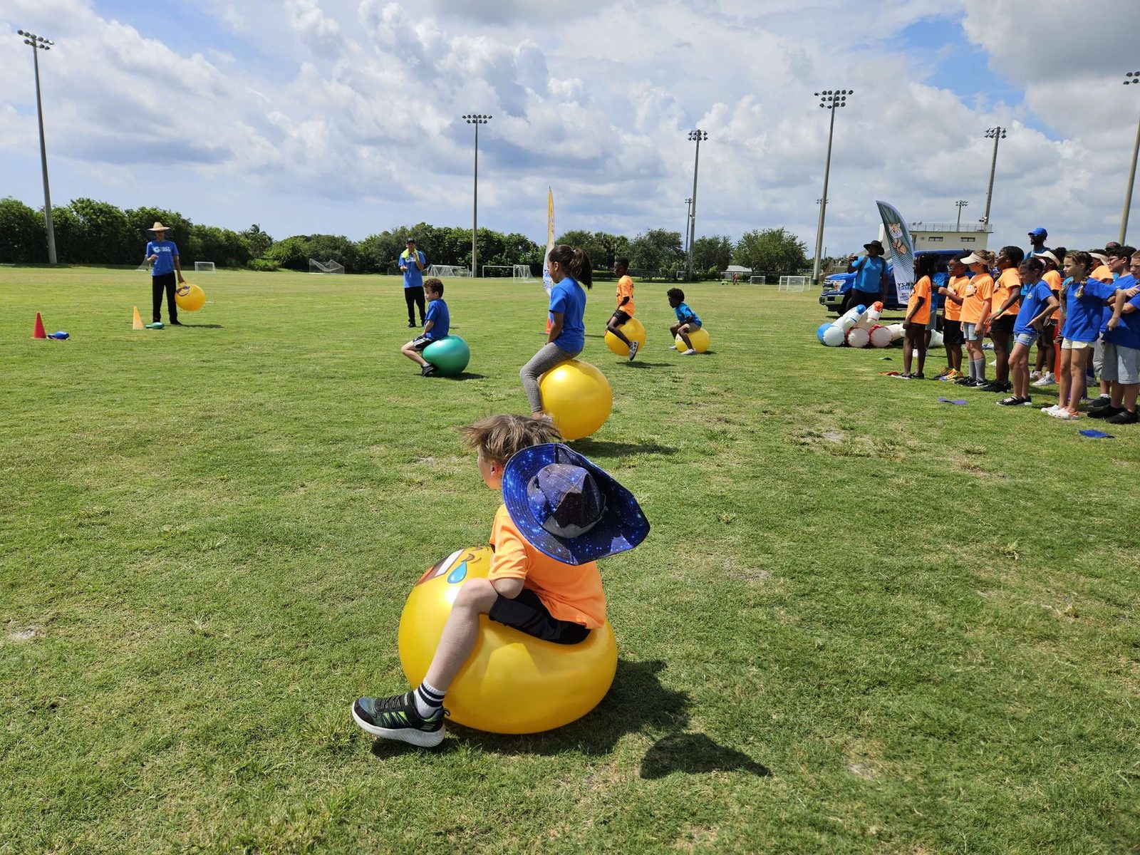 Jumbo Hop Balls at a Crazy Games event