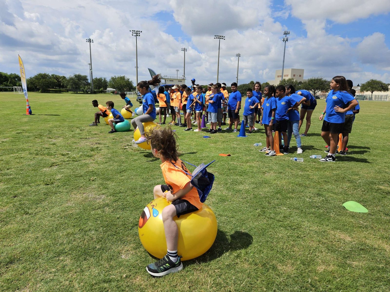 Jumbo Hop Balls at a Crazy Games event