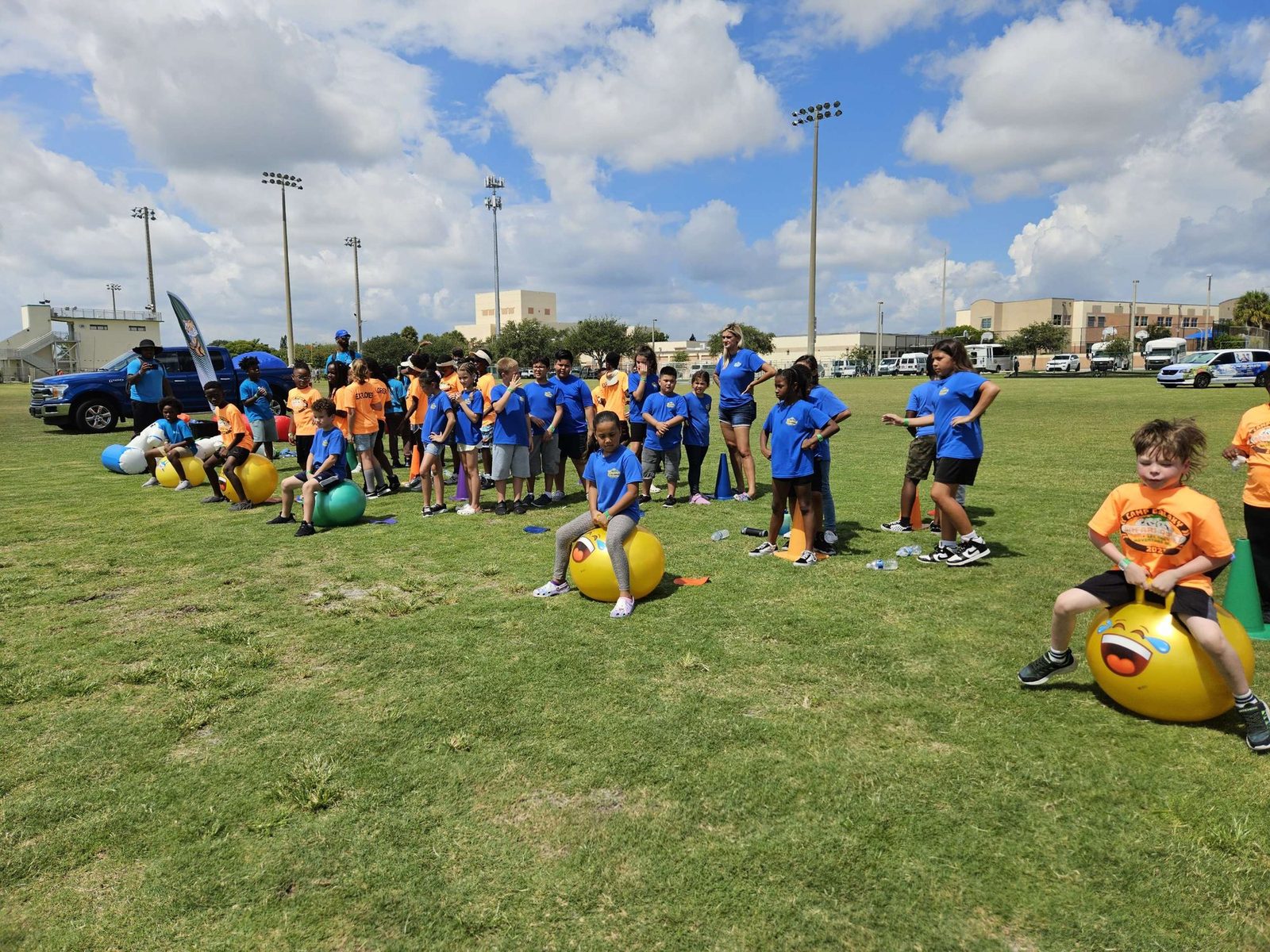 Jumbo Hop Balls at a Crazy Games event