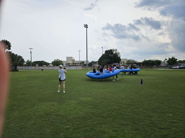 Honeycombs at a Crazy Games event
