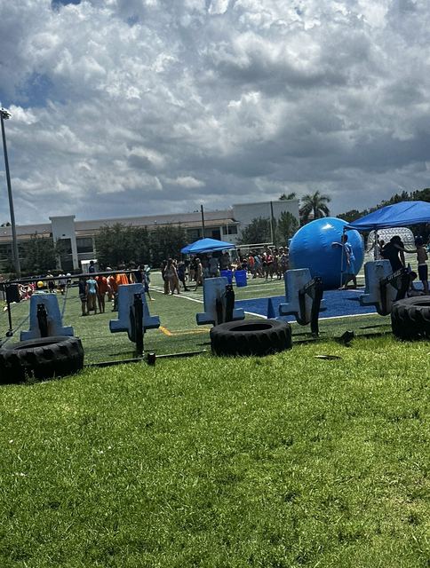 Tire Games at a Crazy Games event