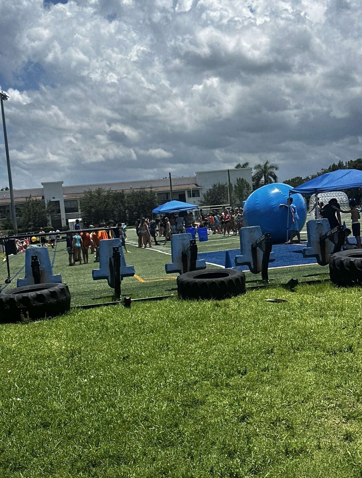 Tire Games at a Crazy Games event
