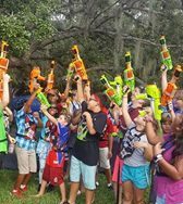 Nerf Wars at a Crazy Games event