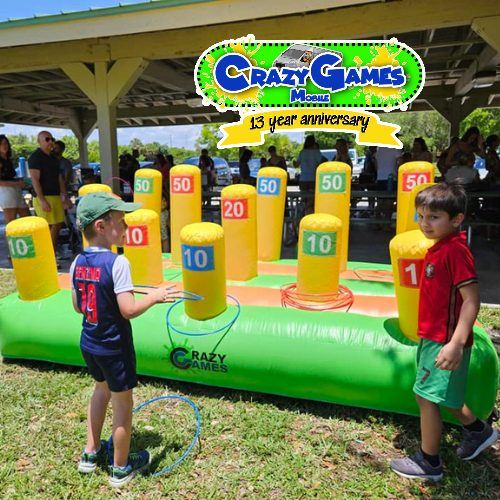 Nerf Wars at a Crazy Games event