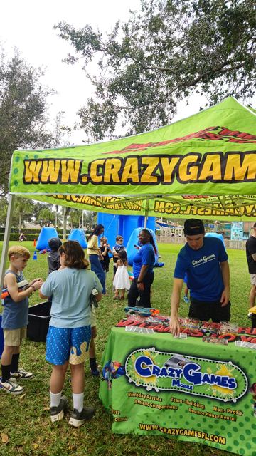 Nerf Wars at a Crazy Games event