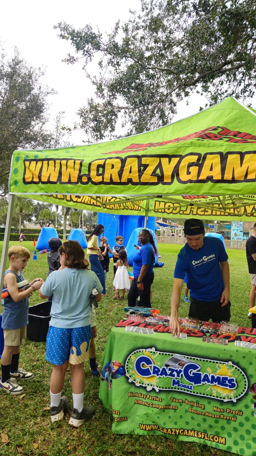 Nerf Wars at a Crazy Games event