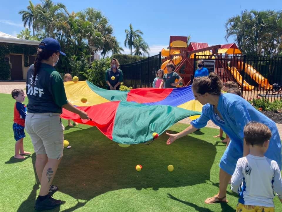 Parachute Madness at a Crazy Games event